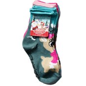 Wholesale - 5pk RUDOLPH TIS THE SEASON CREW SOCKS SIZE 4-6, UPC: 193159224585
